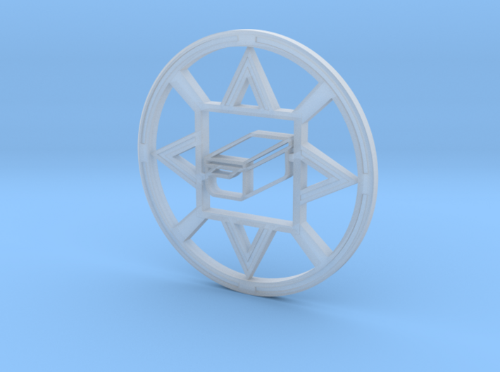 Geocoin traditional geocache 3d printed