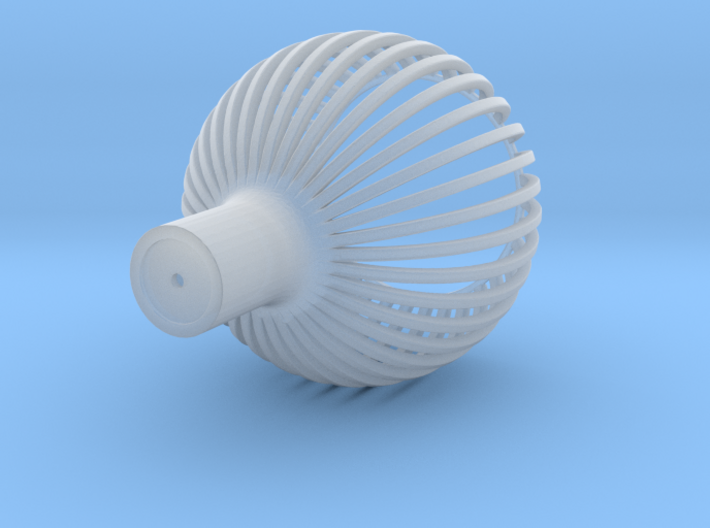 Lampshade (ceiling) see through, 1:12 3d printed