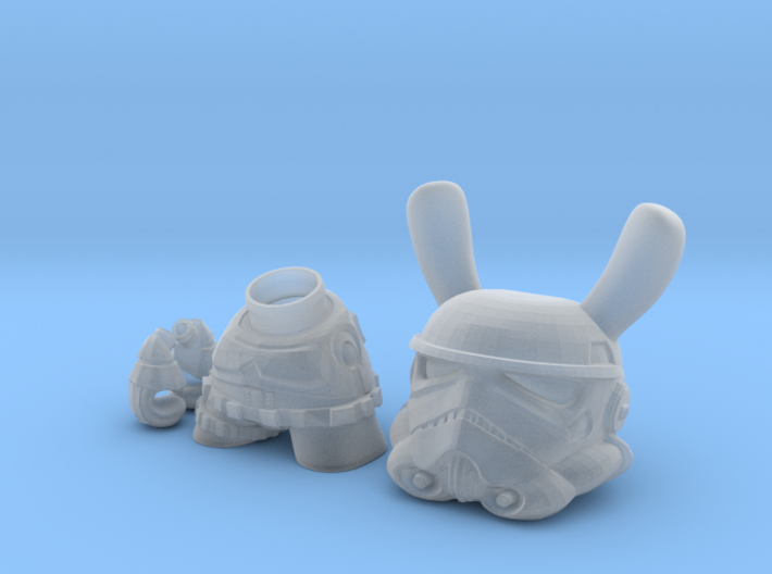 3 inch Trooper bunny 3d printed