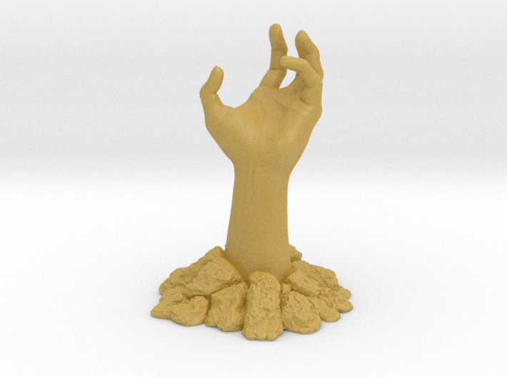 Zombie Hand - Reaching from the ground 3d printed