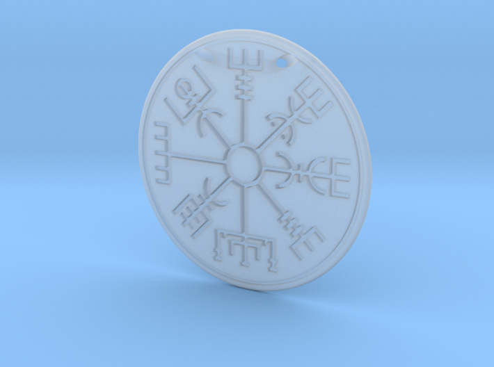 Pendant Runic compass D40mm 3d printed