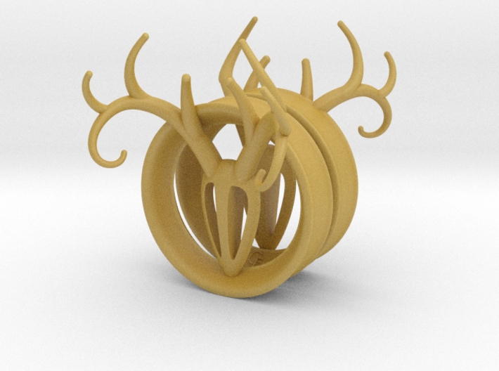 1 &amp; 7/8 inch Antler Tunnels 3d printed