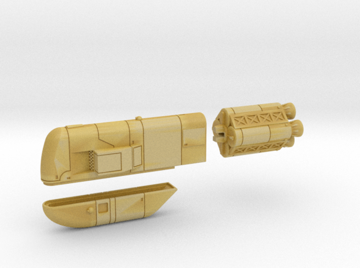 Missile Frigate Multi-Part Kit 3d printed 