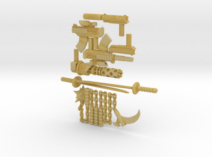 Micro Dunny All Weapons 3d printed