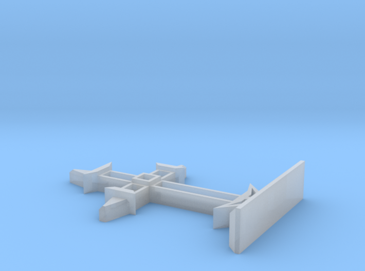 Medieval Cross on Stand Small 3d printed