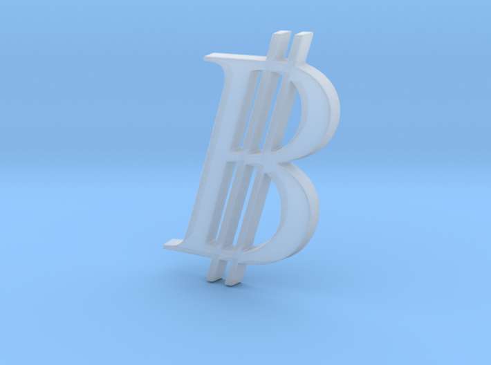 Bitcoin Logo 3D 50mm 3d printed