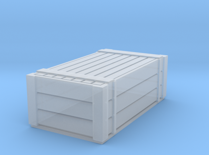 N Gauge H type container with lid 3d printed