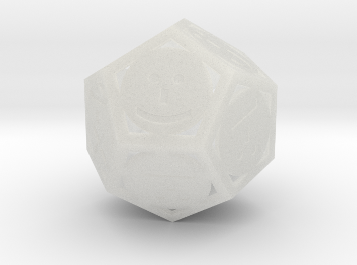 Phantom Tollbooth Dodecahedron - Emoticons 3d printed