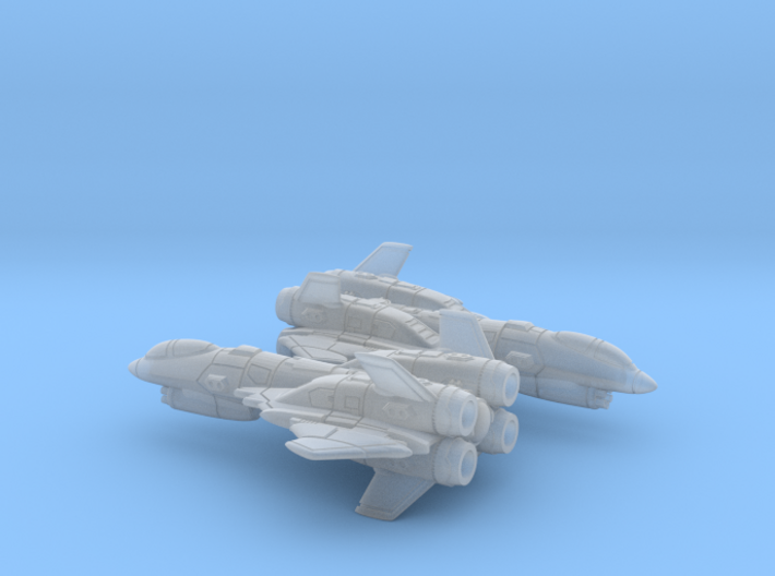 Heavy Fighter Cadmus Class 1/270 Scale Mini 2 Pack 3d printed