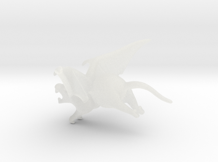 Winged Rat 3d printed