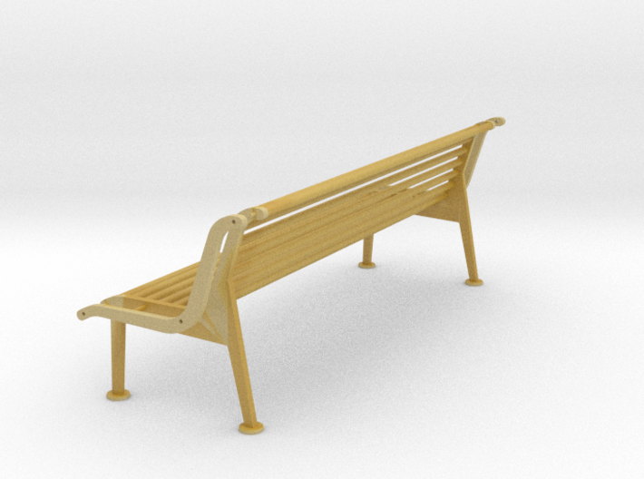 RhB Bench With Backrest  3d printed 