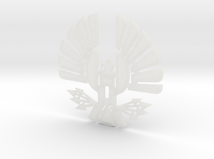 'Mockingjay' Panem Sigil Pendant for neclace 3d printed