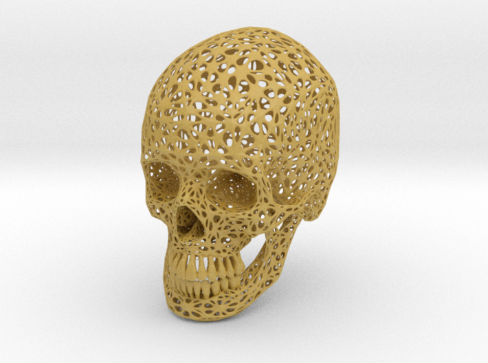 Lace Skull, Full Size 3d printed