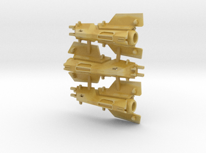 BX-97 Hypersled Fighter 1/270 Scale Mini 3 Pack 3d printed