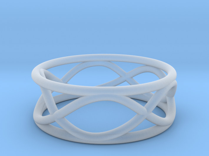 Infinity Ring- Size 6 3d printed