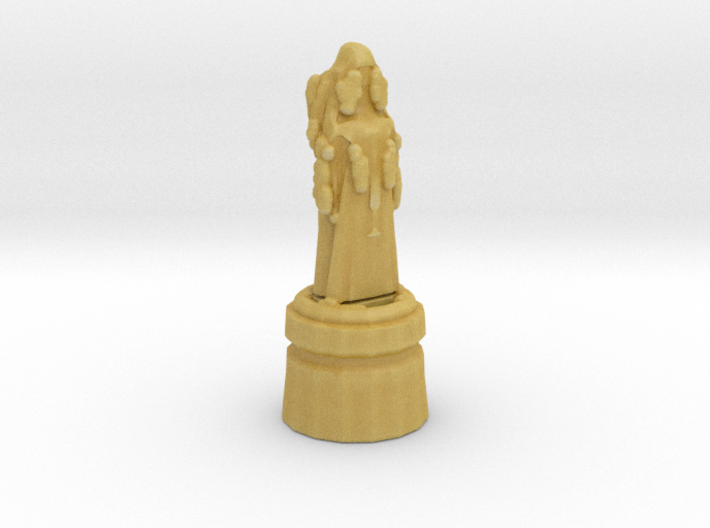 Monk Pawn 3d printed