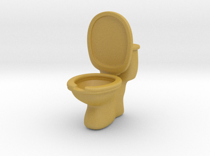 Toilet ashtray(removable tank cover) 3d printed