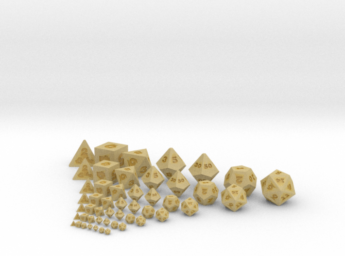 World's Smallest Dice!! 3d printed 