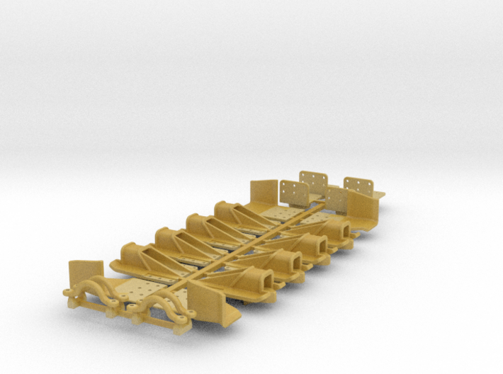 PRR FM Container Flat Car Detail Kit (1:29 Scale) 3d printed 
