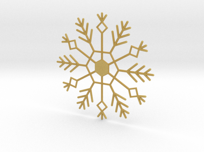 Frozen Snowflake 3d printed 