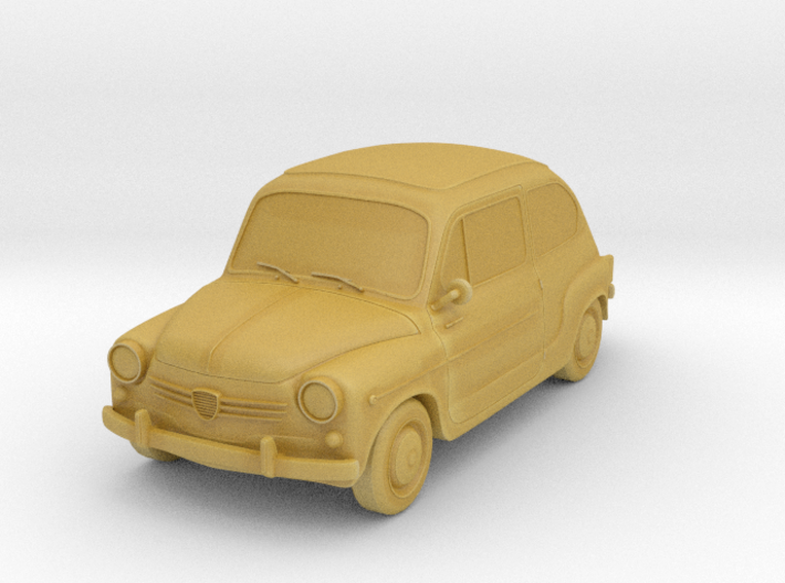 Fiat 600 3d printed