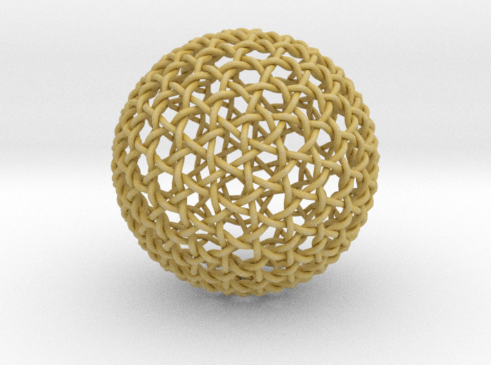 Hexa Weave Sphere 3d printed