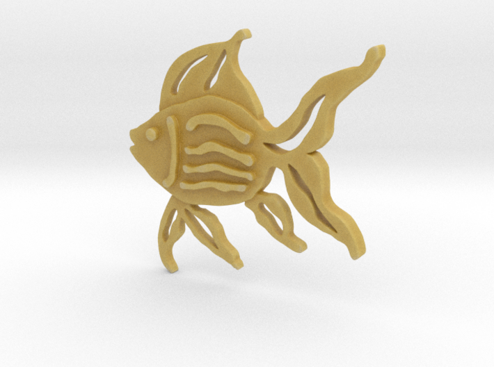Fish Pendant 3d printed