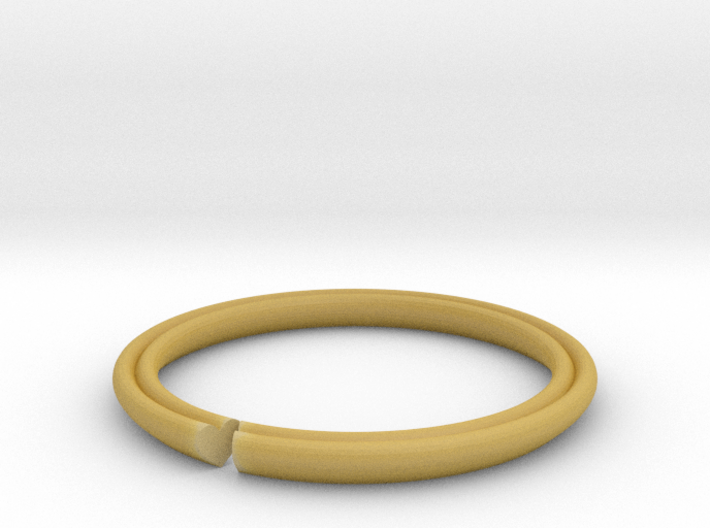 Secret Hidden Heart Ring (Size 5) 3d printed