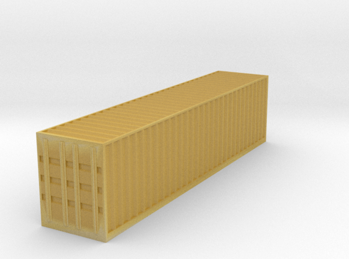 N Scale 40 FT Shipping Container 3d printed 