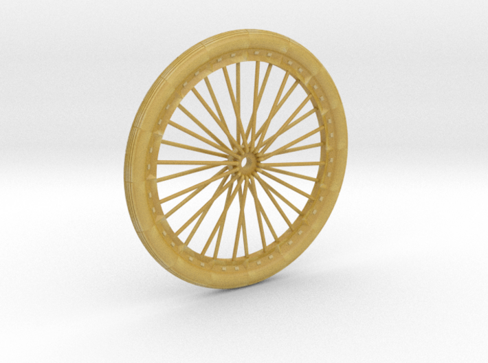 Bicycle wheel miniature 3d printed