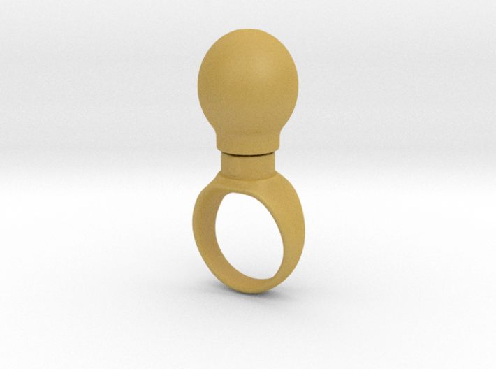 Blossom Ring  3d printed 