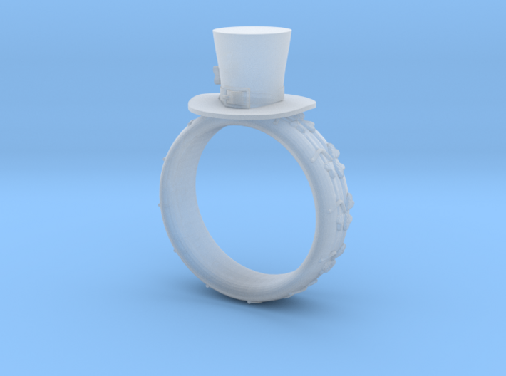 St Patrick's hat ring(size is = USA 4.5-5) 3d printed