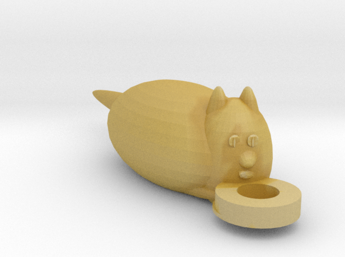 Fluffy The Cat 3d printed 