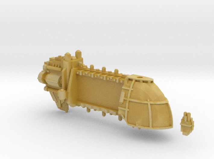 Trojan System Ship Hull 3d printed