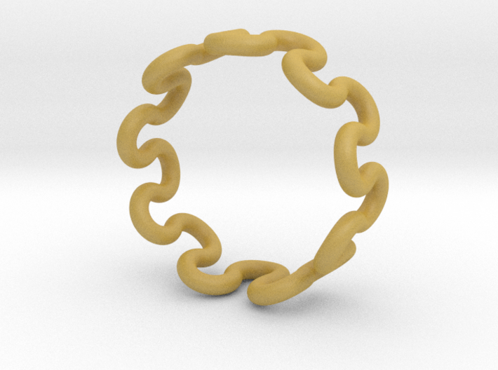 Wave Ring (15mm / 0.59inch inner diameter) 3d printed