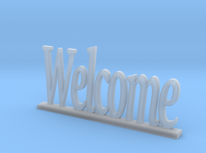 Letters 'Welcome' 7.5cm / 3&quot; 3d printed