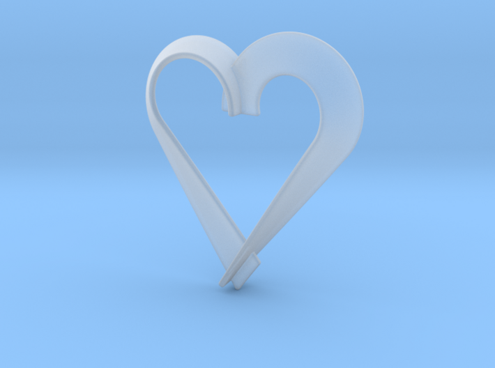 Heart Shaped Pendant 3d printed