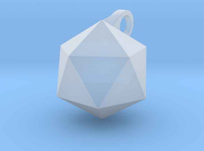 Icosahedron - Pendant 3d printed