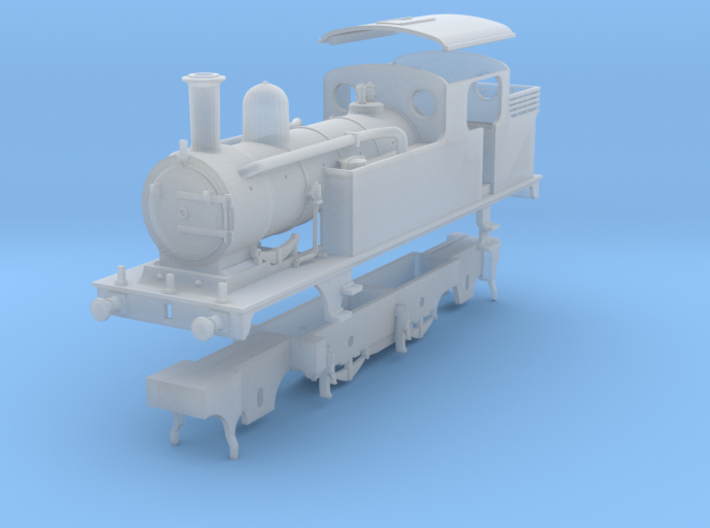 LNER class F4 2.4.2 condensing tank loco 3d printed
