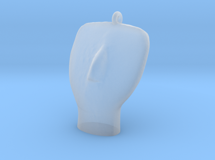 Cycladic Head Pendant 3d printed