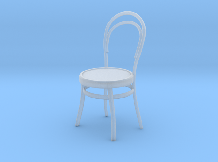 Miniature 1:48 Cafe Chair 3d printed