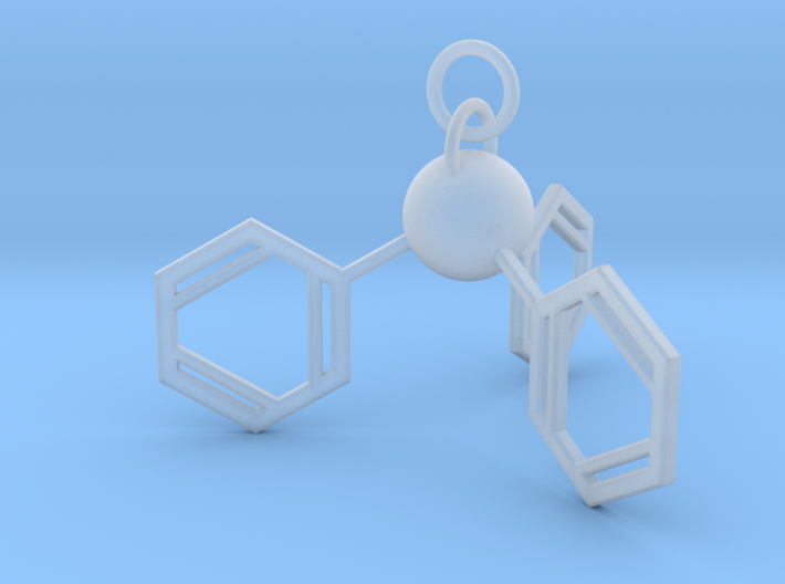 Triphenylphosphine(ring added) 3d printed