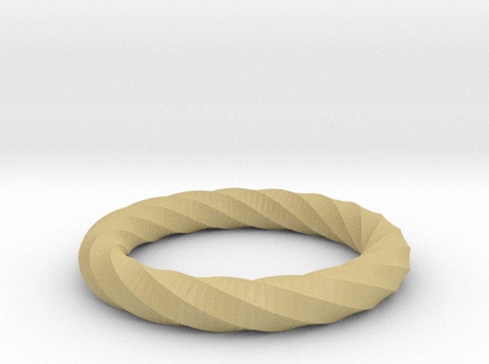 Twisted Ring 3d printed