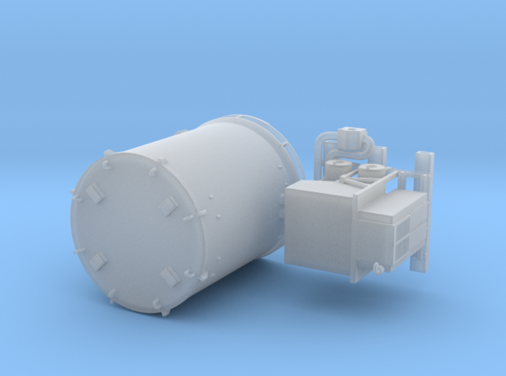 N scale 1/160 Titan Rocket container &amp; A/C unit 3d printed