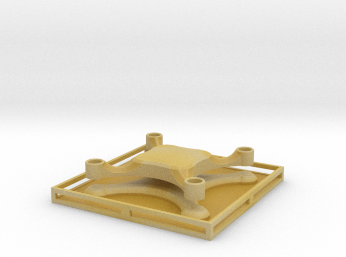 MicroQuad frame mold 3d printed