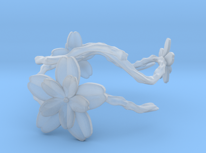 Flower Bracelet 3d printed