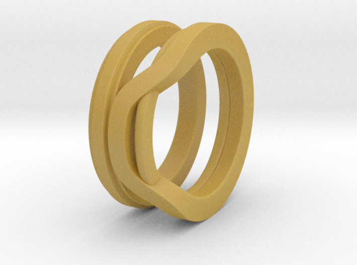 Balem's Ring1 - US-Size 10 (19.84 mm) 3d printed