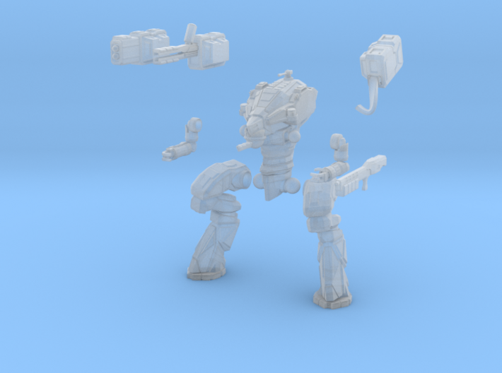 28mm scale mech - Wolverine 3d printed