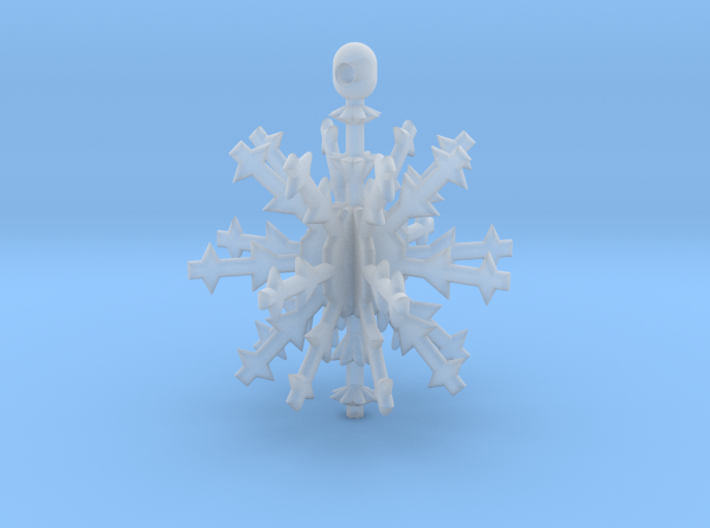 3D Snowflake Ornament 3d printed