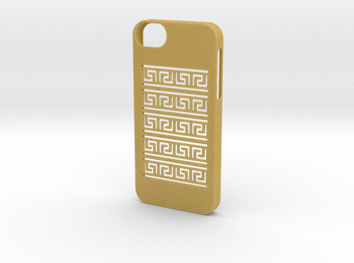 Iphone 5/5s greek meander case 3d printed